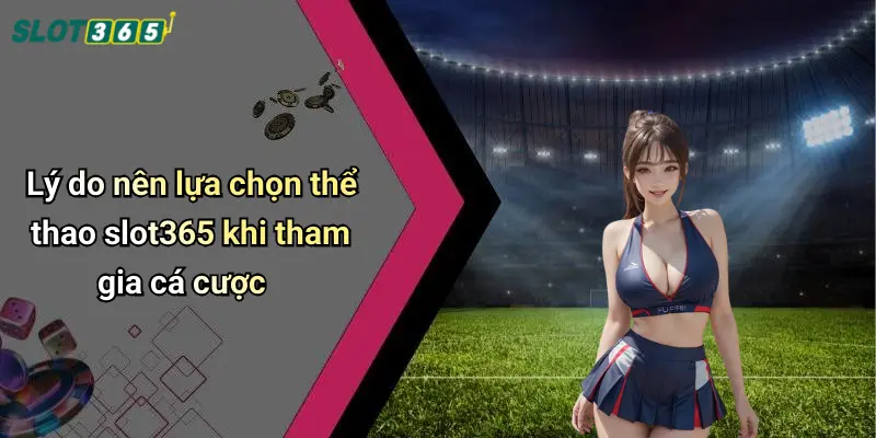 Lý do nên lựa chọn thể thao slot365 khi tham gia cá cược