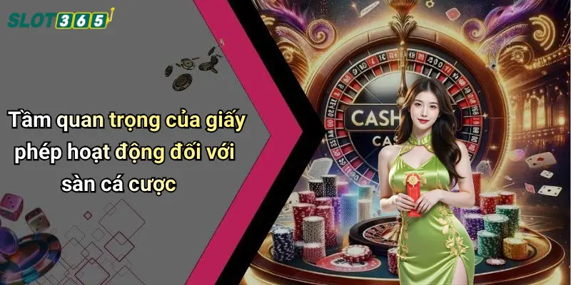 Tầm quan trọng của giấy phép hoạt động đối với sàn cá cược